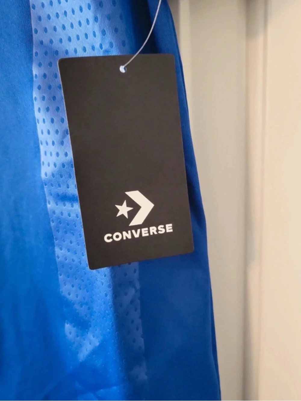 New boys Converse Blue Athletic Dept. Mesh Jersey Tee